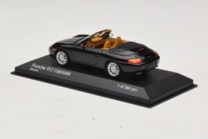 Porsche 911 996 Cabriolet Schwarz Metallic Minichamps 1:43 400061090 Metall — Bild 3 von 4