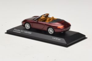 Porsche 911 996 Cabriolet Rot Metallic Minichamps 1:43 400061092 Metall — Bild 3 von 4