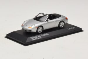 Porsche 911 996 Cabriolet Silber Metallic Minichamps 1:43 400061091 Metall — Bild 2 von 4