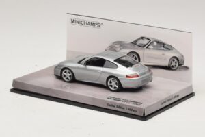 Porsche 911 996 Carrera 40 Jahre Jubiläum Silber Minichamps 1:43 436061070 Metall — Bild 3 von 5
