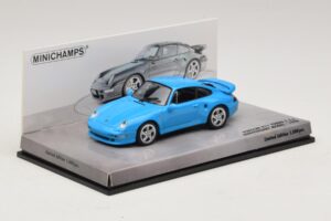 Porsche 911 996 Turbo S 3.6 Jubiläumsedition Blau Minichamps 1:43 436069270 Metall — Bild 2 von 5