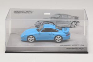 Porsche 911 996 Turbo S 3.6 Jubiläumsedition Blau Minichamps 1:43 436069270 Metall — Bild 4 von 5