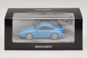 Porsche 911 996 Turbo S 3.6 Jubiläumsedition Blau Minichamps 1:43 436069270 Metall — Bild 5 von 5