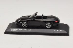 Porsche 911 997 Carrera Cabriolet Black Edition Minichamps 1:43 400066434 Metall