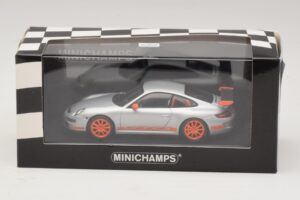 Porsche 911 997 GT3 RS Silber Orange Minichamps 1:43 403066013 Metall — Bild 4 von 4
