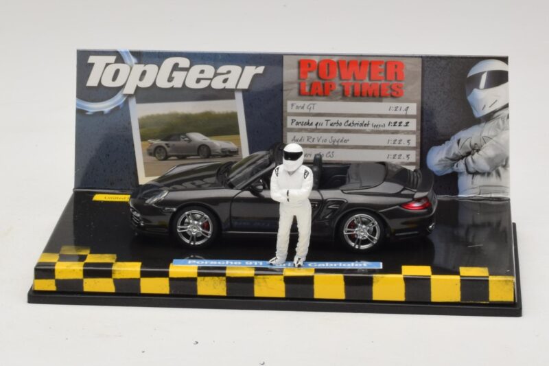 Porsche 911 997 Turbo Cabriolet Schwarz Top Gear Edition Minichamps 1:43 519436930 Metall