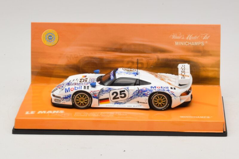 Porsche 911 GT1 #25 B. Wollek / T. Boutsen / H-J. Stuck 24 Hours of Le Mans 1996 Minichamps 1:43 403966625 Metall