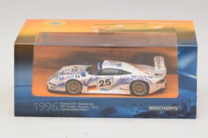 Porsche 911 GT1 #25 B. Wollek / T. Boutsen / H-J. Stuck 24 Hours of Le Mans 1996 Minichamps 1:43 403966625 Metall — Bild 5 von 5