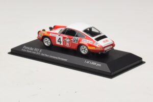 Porsche 911 S #4 G. Larrousse / J-C. Perramond 2nd Place Rally Monte Carlo 1972 Minichamps 1:43 400726804 Metall — Bild 3 von 4