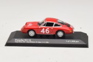 Porsche 911 S #46 Cahier / Killy Class Winners Targa Florio 1967 Minichamps 1:43 430676746 Metall