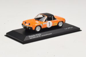 Porsche 914/6 #1 G. Larrousse / J-C. Perramond Rally Monte Carlo 1971 Minichamps 1:43 400716501 Metall — Bild 2 von 4