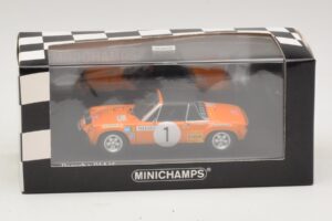 Porsche 914/6 #1 G. Larrousse / J-C. Perramond Rally Monte Carlo 1971 Minichamps 1:43 400716501 Metall — Bild 4 von 4