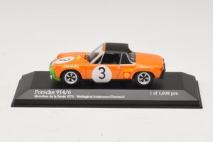 Porsche 914/6 #3 B. Waldegard / O. Andersson Marathon de la Route 1970 Minichamps 1:43 400706503 Metall