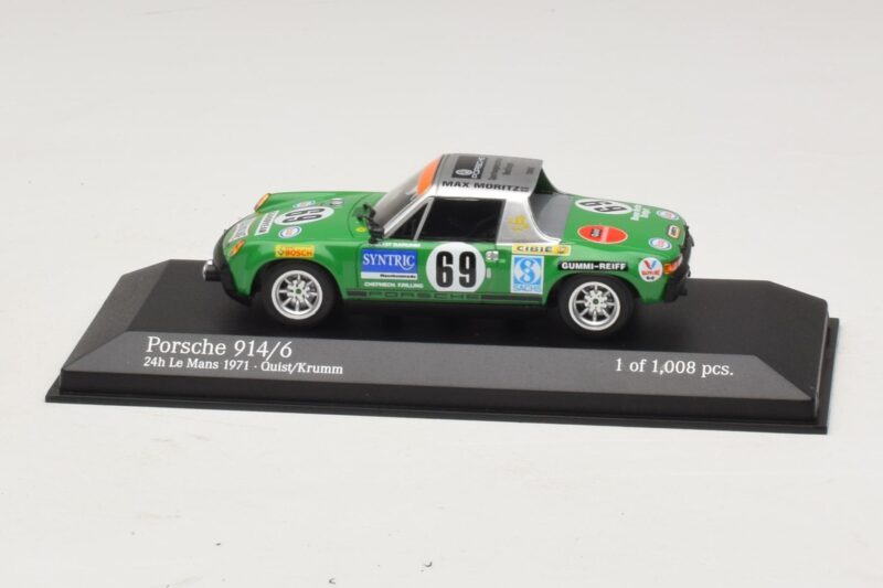 Porsche 914/6 Max Moritz Racing #69 Quist / Krumm 24 Hours of Le Mans 1971 Minichamps 1:43 Porsche 914/6 Max Moritz Racing #69 Quist / Krumm 24 Hours of Le Mans 1971 Minichamps 1:43 400716569 Metall