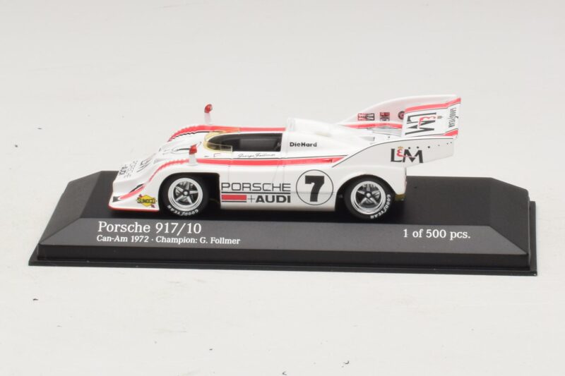 Porsche 917/10 Penske Racing #7 G. Follmer Can-Am Champion 1972 Minichamps 1:43 Porsche 917/10 Penske Racing #7 G. Follmer Can-Am Champion 1972 Minichamps 1:43 437726507 Metall