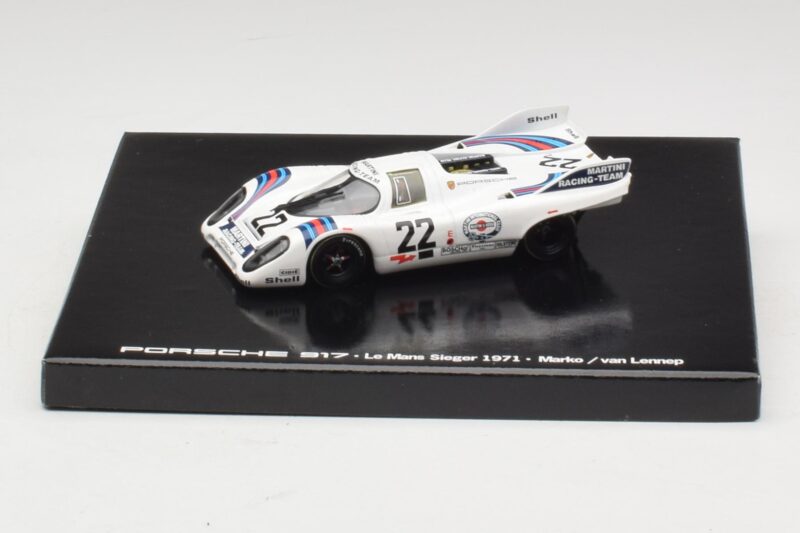 Porsche 917K #22 H. Marko / G. van Lennep Martini Racing 24 Hours of Le Mans Sieger 1971 Kassetten-Edition Minichamps 1:43 WA