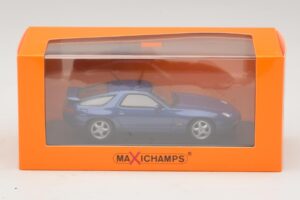 Porsche 928 Blau Metallic Maxichamps 1:43 940068101 Metall — Bild 4 von 4