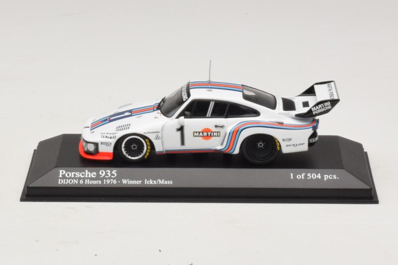 Porsche 935 Martini Racing #1 R. Stommelen / M. Schurti Winner Dijon 6 Hours 1976 Minichamps 1:43 400766311 Metall