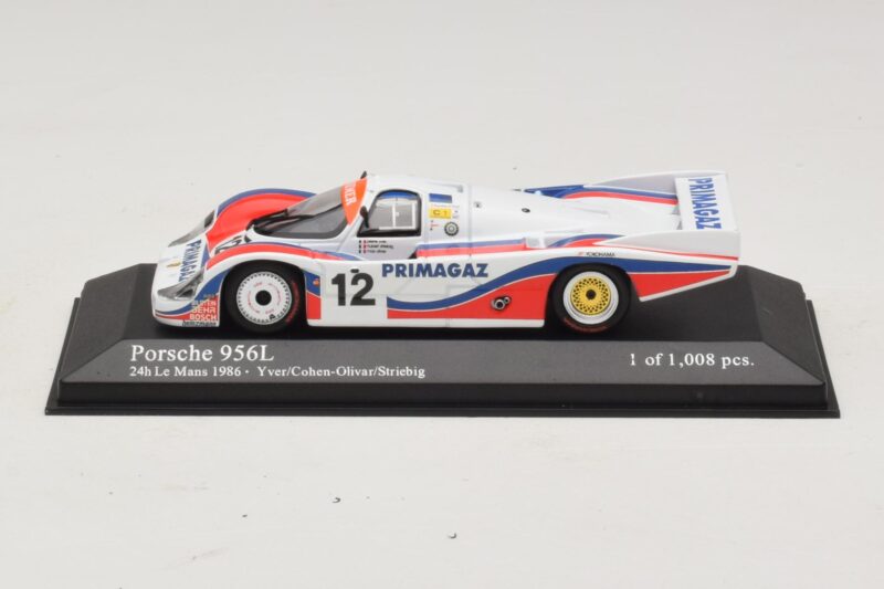 Porsche 956L #12 C. Yver / Cohen 24 Hours of Le Mans 1986 Minichamps 1:43 430866512 Metall