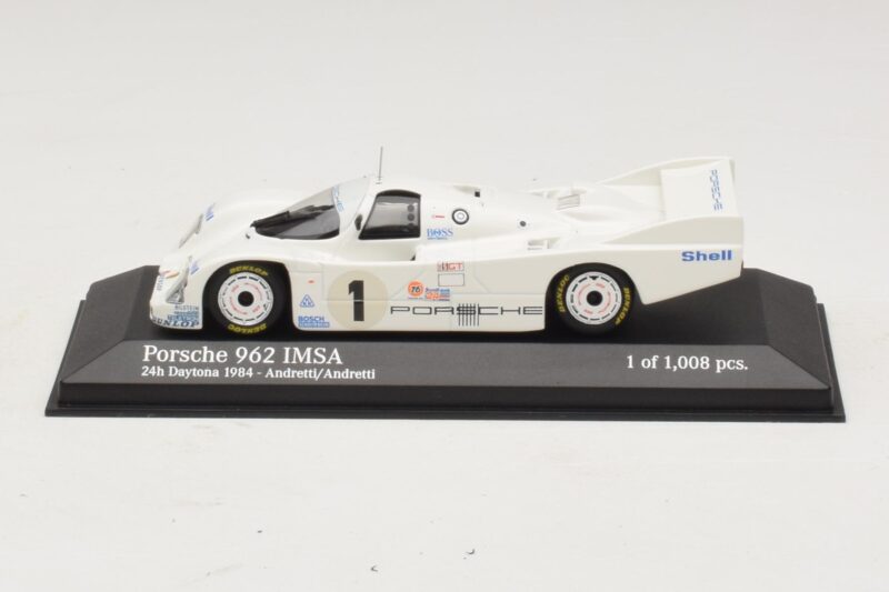 Porsche 962 IMSA #1 Andretti 24 Hours of Daytona 1984 Minichamps 1:43 Porsche 962 IMSA #1 Andretti 24 Hours of Daytona 1984 Minichamps 1:43 400846501 Metall