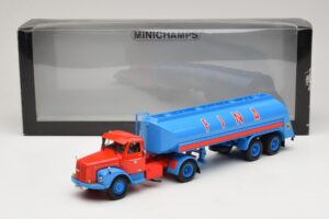 Scania L110S Tanksattelzug FINA Minichamps 1:43 499126970 Metall — Bild 6 von 6