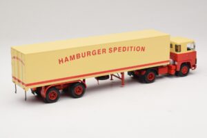 Scania LB111S Koffersattelzug Hamburger Spedition Minichamps 1:43 499123880 Metall — Bild 2 von 6
