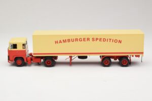 Scania LB111S Koffersattelzug Hamburger Spedition Minichamps 1:43 499123880 Metall — Bild 3 von 6
