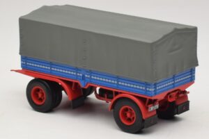 Lkw-Anhänger Blau Rot Minichamps 1:43 439159092 Metall — Bild 5 von 6