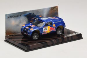 Volkswagen Race Touareg Red Bull #204 J. Kleinschmidt / F. Pons Dakar Rally 2005 Minichamps 1:43 436045304 Metall — Bild 2 von 5