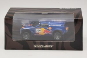 Volkswagen Race Touareg Red Bull #204 J. Kleinschmidt / F. Pons Dakar Rally 2005 Minichamps 1:43 436045304 Metall — Bild 5 von 5