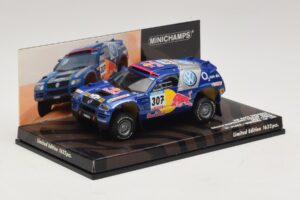 Volkswagen Race Touareg Red Bull #307 B. Saby / M. Perin Dakar Rally 2005 Minichamps 1:43 436055307 Metall — Bild 2 von 5