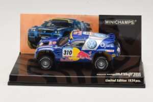 Volkswagen Race Touareg Red Bull #310 J. Kleinschmidt / F. Pons Dakar Rally 2005 Minichamps 1:43 436055310 Metall