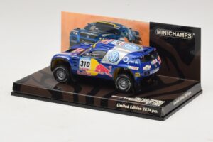 Volkswagen Race Touareg Red Bull #310 J. Kleinschmidt / F. Pons Dakar Rally 2005 Minichamps 1:43 436055310 Metall — Bild 3 von 5