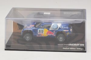Volkswagen Race Touareg Red Bull #313 J. Kankkunen / J. Repo Dakar Rally 2005 Minichamps 1:43 436055313 Metall — Bild 4 von 5