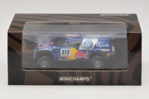 Volkswagen Race Touareg Red Bull #313 J. Kankkunen / J. Repo Dakar Rally 2005 Minichamps 1:43 436055313 Metall — Bild 5 von 5