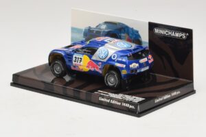Volkswagen Race Touareg Red Bull #317 Gordon / von Zitzewitz Dakar Rally 2005 Minichamps 1:43 436055317 Metall — Bild 3 von 5