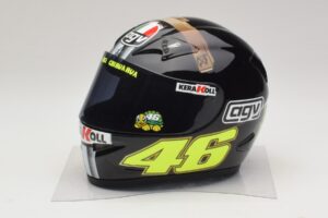 AGV Helm V. Rossi MotoGP Jerez Test 2007 Minichamps 1:2 327070046 Metall