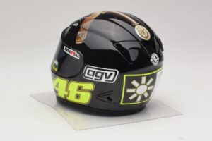AGV Helm V. Rossi MotoGP Jerez Test 2007 Minichamps 1:2 327070046 Metall — Bild 3 von 7