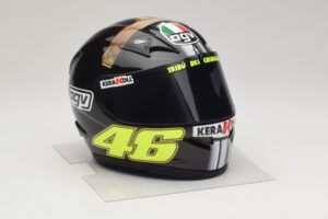 AGV Helm V. Rossi MotoGP Jerez Test 2007 Minichamps 1:2 327070046 Metall — Bild 5 von 7