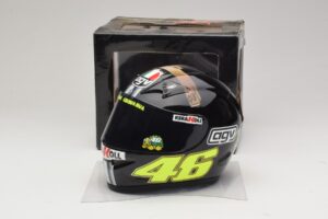 AGV Helm V. Rossi MotoGP Jerez Test 2007 Minichamps 1:2 327070046 Metall — Bild 6 von 7