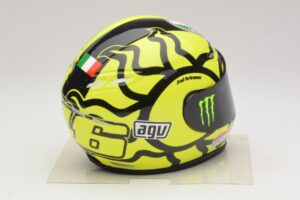 AGV Helm V. Rossi MotoGP Valencia Test 2009 Minichamps 1:2 327100066 Metall — Bild 4 von 7