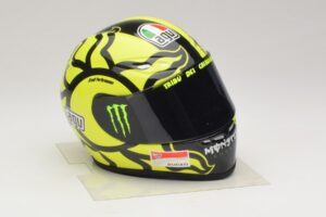 AGV Helm V. Rossi MotoGP Valencia Test 2009 Minichamps 1:2 327100066 Metall — Bild 5 von 7