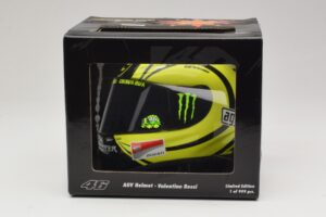 AGV Helm V. Rossi MotoGP Valencia Test 2009 Minichamps 1:2 327100066 Metall — Bild 7 von 7