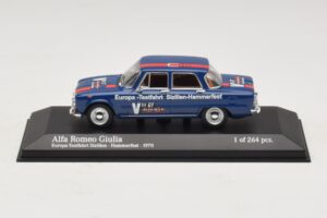Alfa Romeo Giulia Europa-Testfahrt Sizilien-Hammerfest Minichamps 1:43 Alfa Romeo Giulia Europa-Testfahrt Sizilien-Hammerfest Minichamps 1:43 400120905 Metall