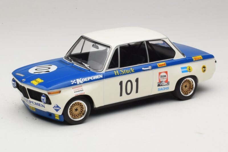 BMW 2002 #101 Koepchen H-J. Stuck Internationales ADAC 500km Eifelpokalrennen 1971 Minichamps 1:18 155702701 Metall