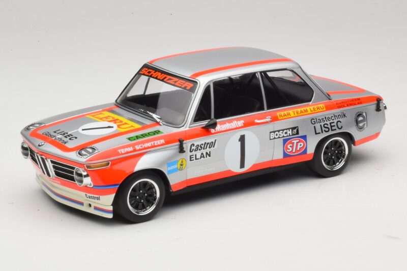 BMW 2002 Ti #1 Team Leru S. Manhalter 1000km Osterreichring Winner 1974 Minichamps 1:18 155742601 Metall