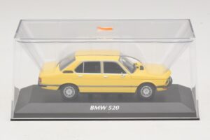 BMW 520 E12 Gelb Maxichamps 1:43 940023001 Metall — Bild 4 von 5
