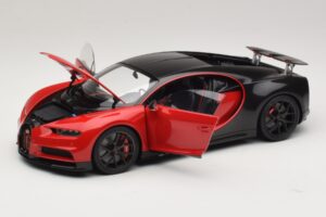 Bugatti Chiron Sport Italian Red & Carbon AUTOart 1:18 70996 Komposit — Bild 2 von 8