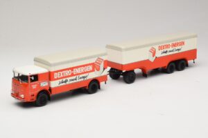 Bussing LU 11/16 Kofferanhänger Dextro Energen Minichamps 1:43 499073940 Metall