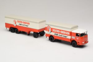 Bussing LU 11/16 Kofferanhänger Dextro Energen Minichamps 1:43 499073940 Metall — Bild 4 von 6